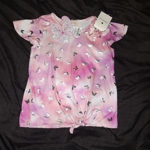 Girls T-Shirt With Scrunchie